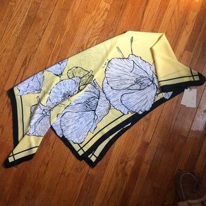 Yellow Floral Scarf